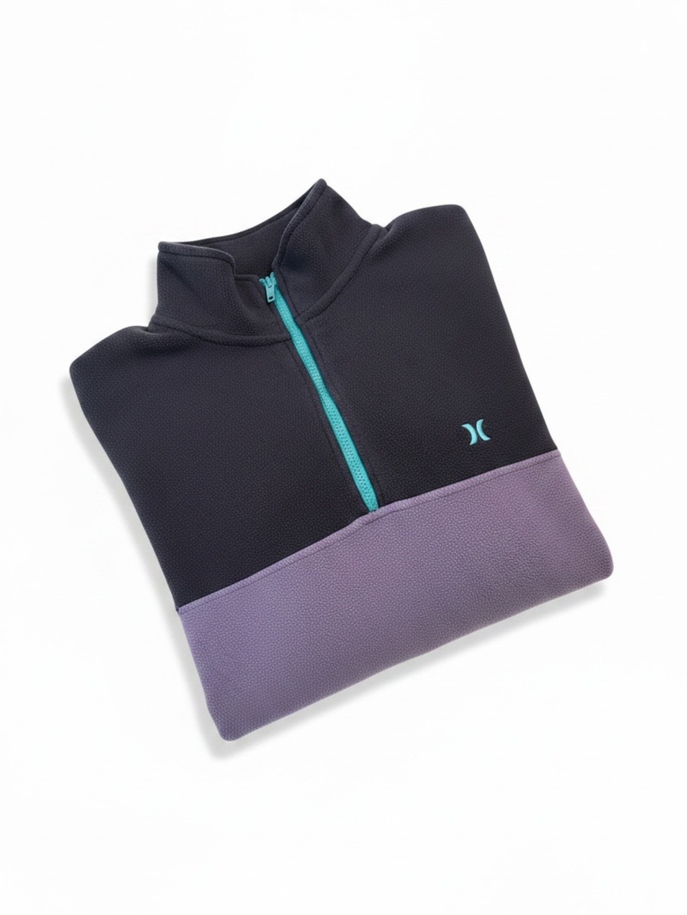 Hurley Pullover with Lavender Panel and Teal Trim